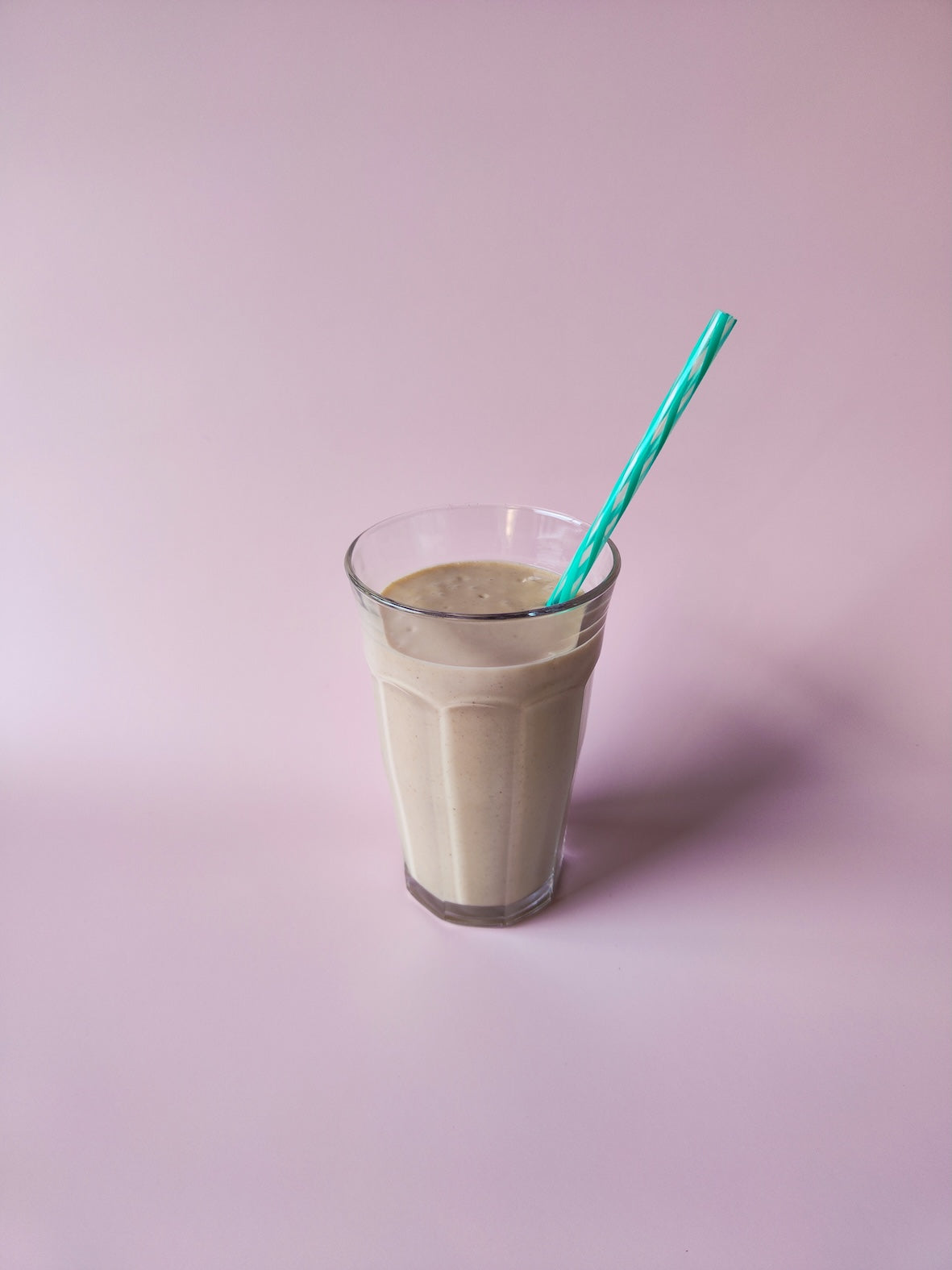 Cantaloupe smoothie met kokosdrink en vanille maaltijdshakepoeder