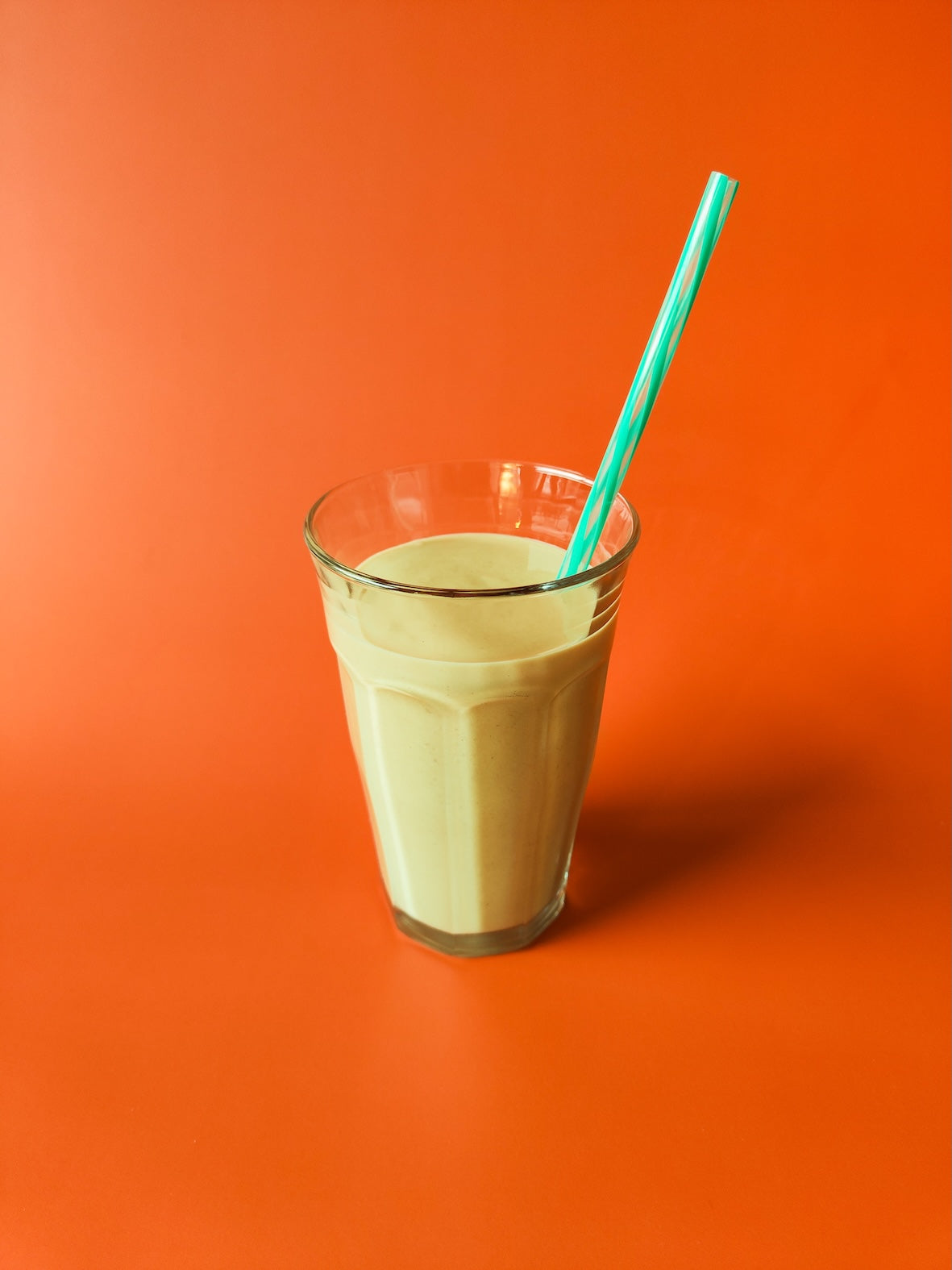 Smoothie met flespompoen, vanille maaltijdshakepoeder en rijstmelk